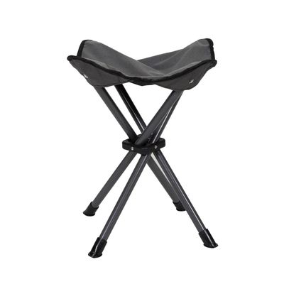 Stansport Deluxe Folding Camp Stool 4 Leg - Black