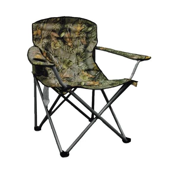 WFS Quad Folding Camp Chair w/ Arms Big Boy - Camo