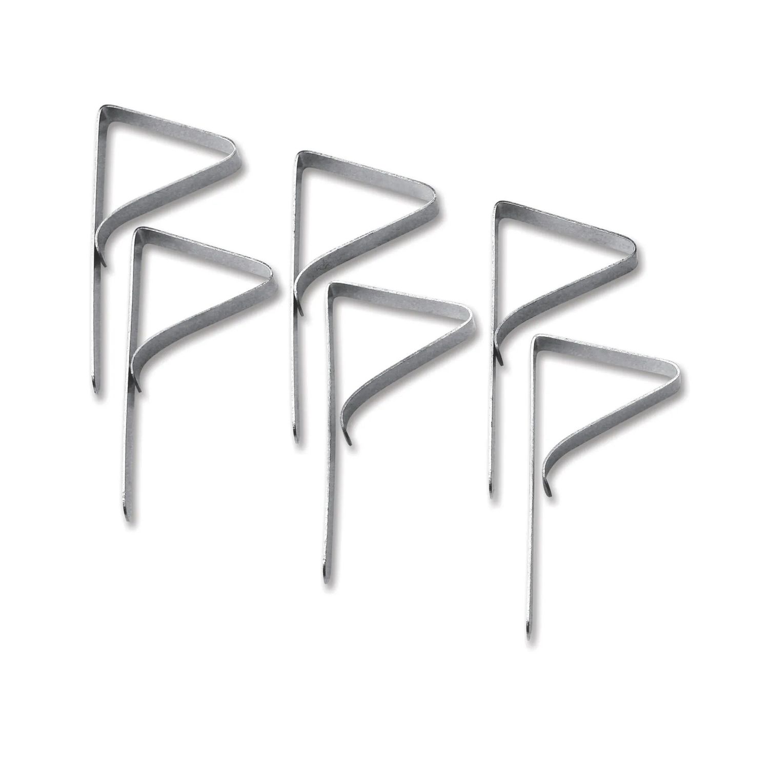 Stansport Tablecloth Clamps  - Stainless 6pk