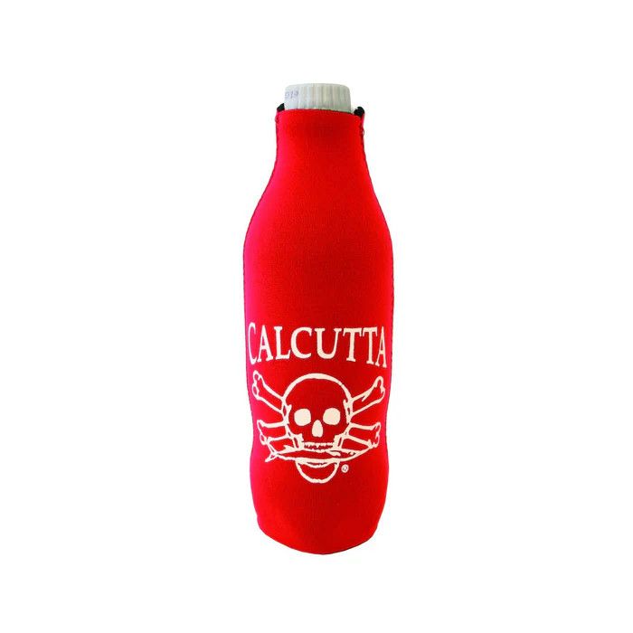Calcutta Bottle Drink Cooler [CBCRD ] Red w/ White Logo