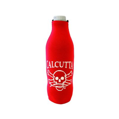 Calcutta Bottle Drink Cooler [CBCRD ] Red w/ White Logo