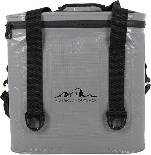 WFS Fairbanks Softside Hard Top Cooler 20L/28 Can w/ Dual Carry - Gray/Black