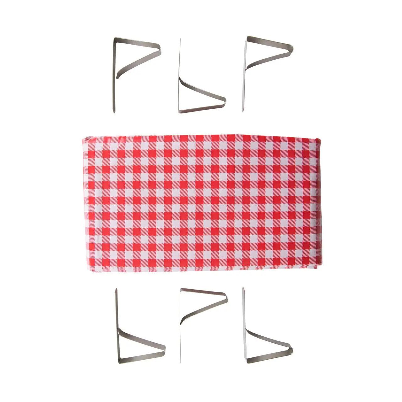Stansport Vinyl Tablecloth Combo Pack w/ Clamps