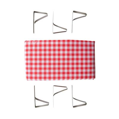 Stansport Vinyl Tablecloth Combo Pack w/ Clamps