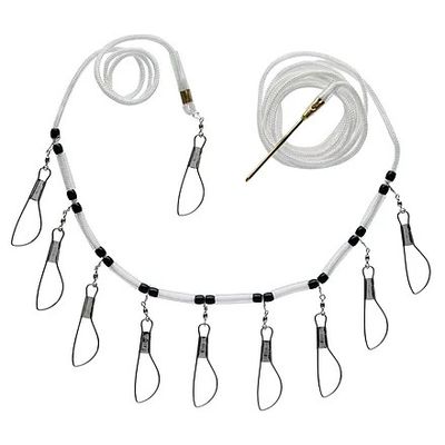 Berkley Deluxe Cord Stringer w/ Metal Clips 15’ - White