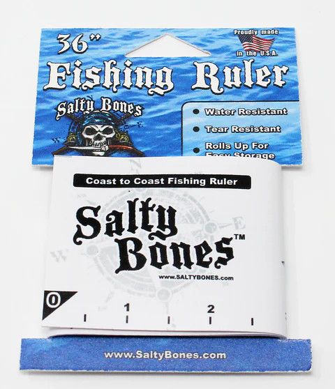 Salty Bones Countertop w/ Roll Up Fishing Ruler - Coast