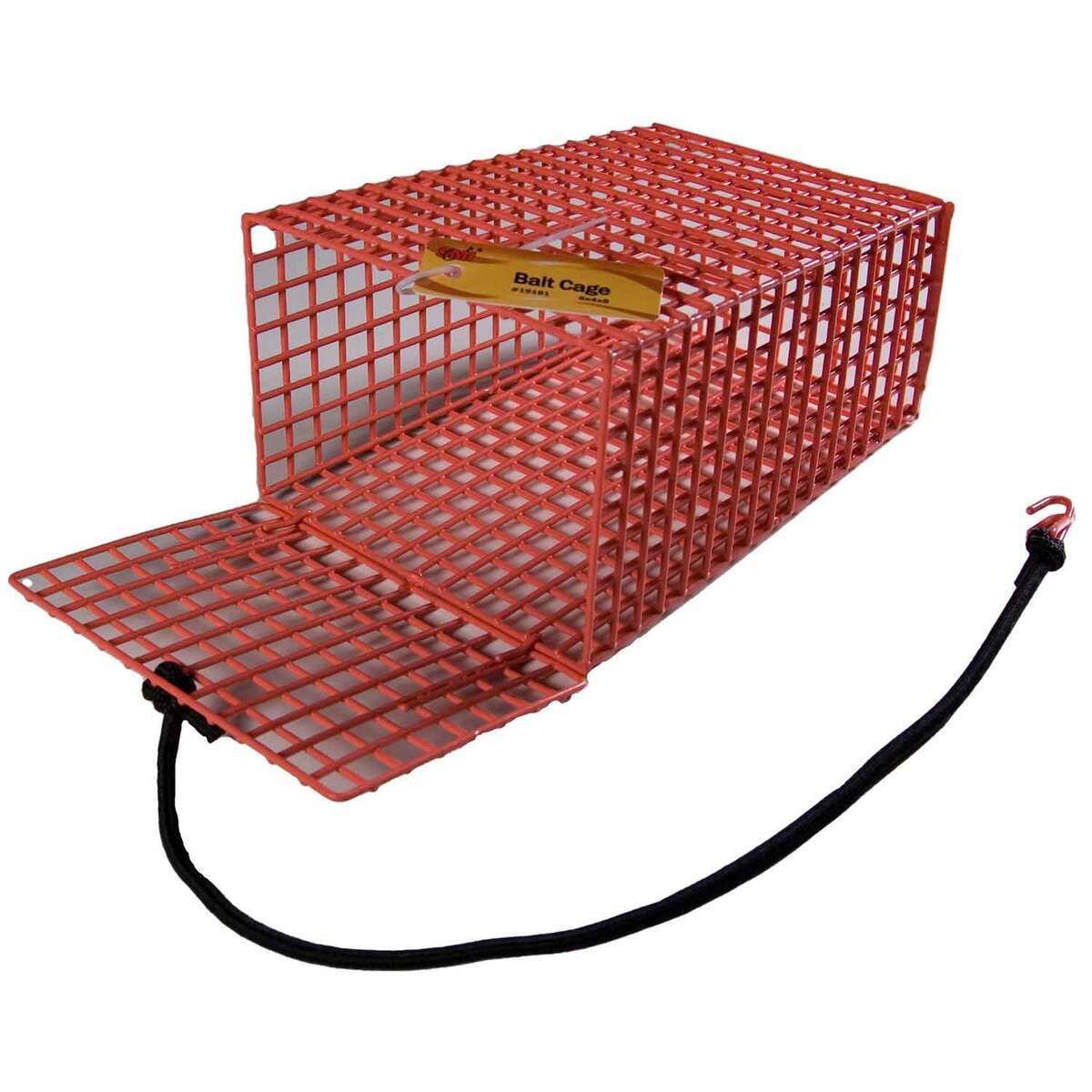 SMI Crab/Shrimp Trap Bait Cage Tapered (5&quot;x7&quot;x10&quot;) 1&quot;grid - Orange