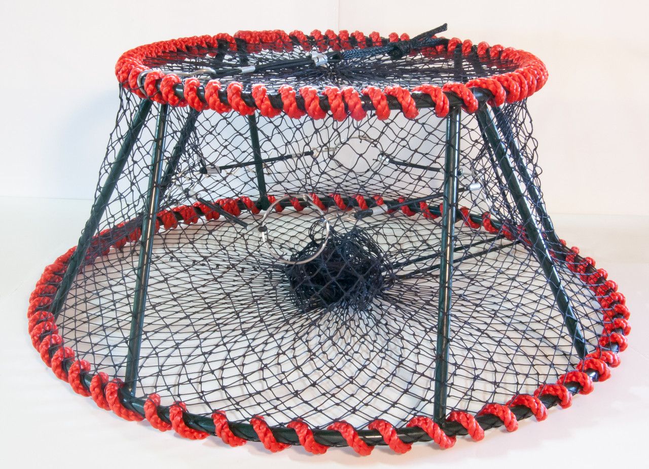 SMI Shrimp Trap/Pot Stackable w/ 4 entry (35"x21"x16-1/2") 1-3/4" mesh 19068