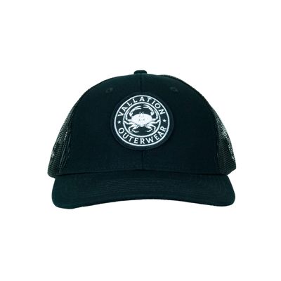 Vallation Dungeness Crab Trucker Hat - Black