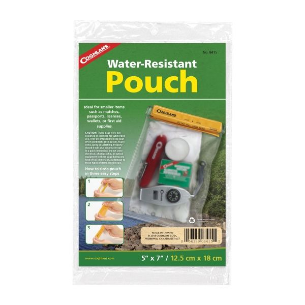Coghlan&#39;s 8415 Water-resistant Pouch / Dry Bag (5&quot;x7&quot;) - Small