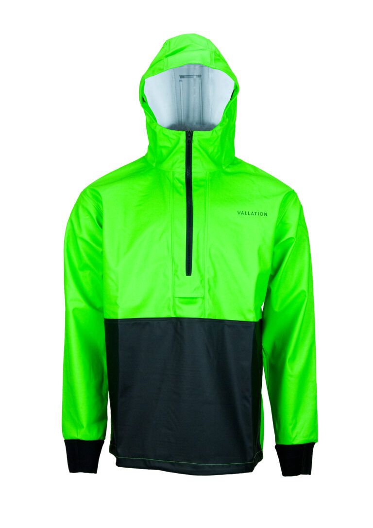 Vallation Ocean Rein Pullover Jacket, Color: Neon Green, Size: XS