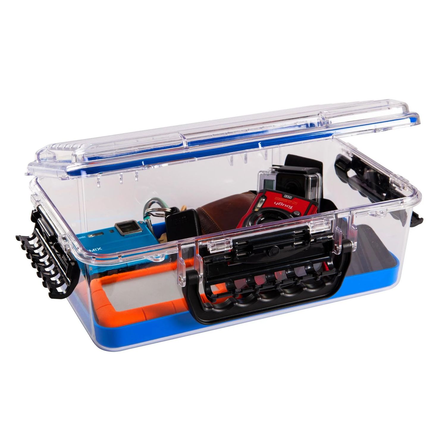 Plano Guide Series Waterproof Case/Dry Box 3700 - Blue/Clear