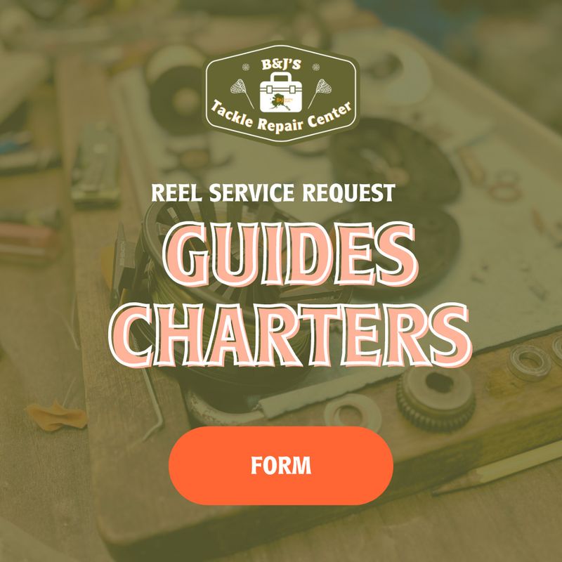Reel Repair Service - Guides &amp; Charters