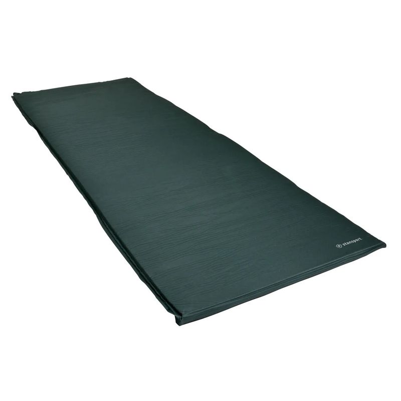 Stansport Self Inflating Air Mattress Sleeping Pad (26"x72"x1.5") Green