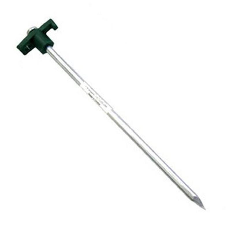 Stansport T-Top Nail Tent / Tarp Stake 10"- Steel
