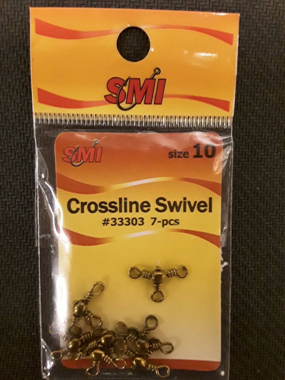 SMI Swivels Crossline Brass , Size: 7-pk sz 10