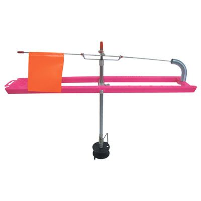 HT Tackle Lady Ice Polar Tip-up w/ 200' Spool and Flag Pink