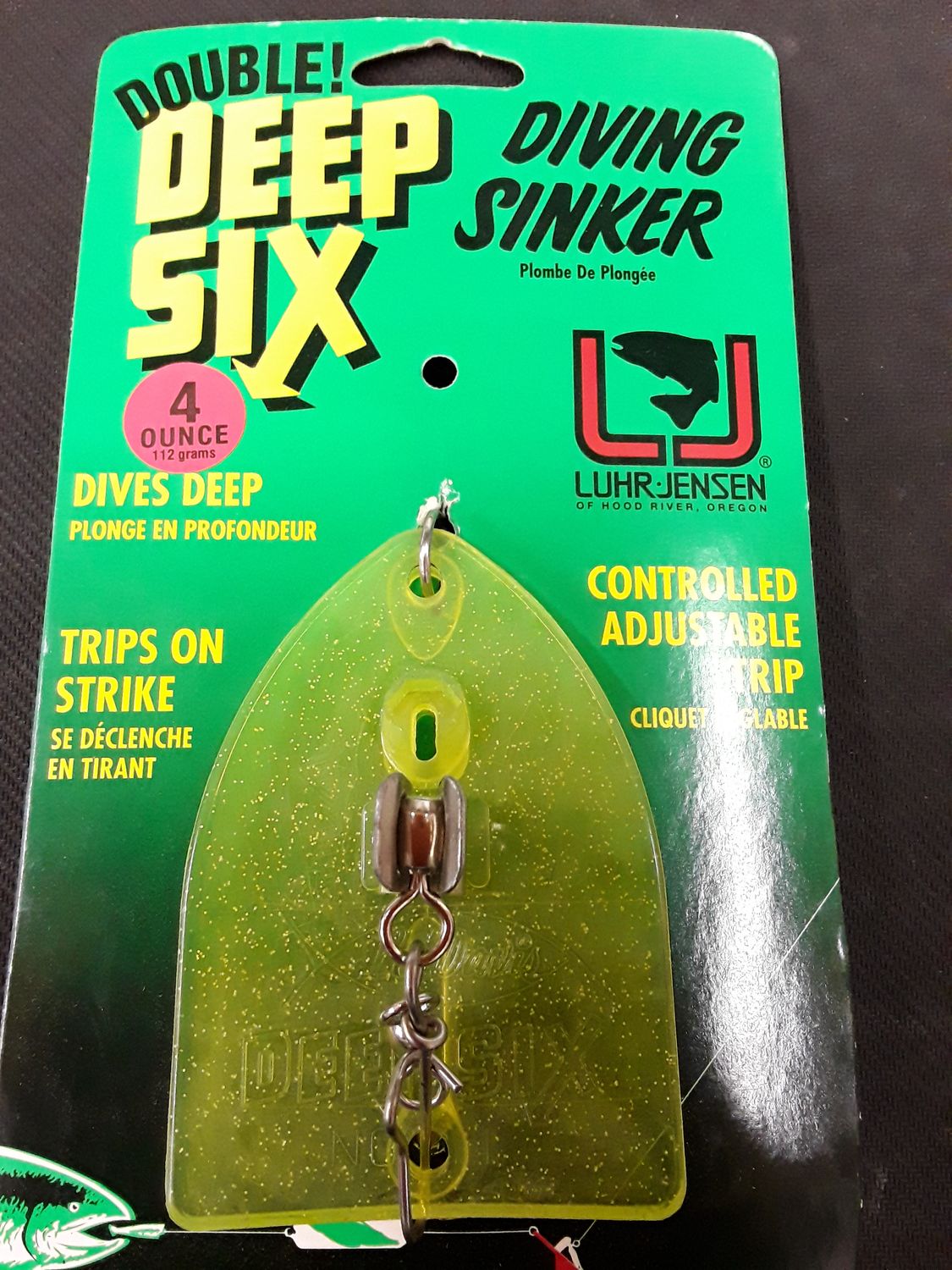 Luhr-Jensen Double Deep Six sz.4, Color: Chart