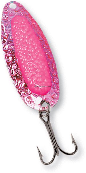 Blue Fox Pixee Spoon Metallic 7/8oz, Color: H Pnk Fluor Red In