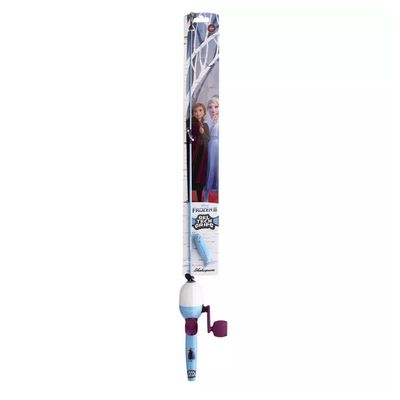 Shakespeare Disney Frozen II Advanced Kid&#39;s Fishing  Rod &amp; Reel Kit