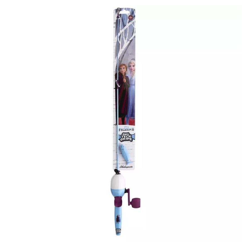 Shakespeare Disney Frozen II Advanced Kid&#39;s Fishing  Rod &amp; Reel Kit