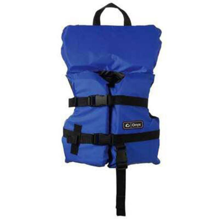 Onyx General Purpose Kid's Flotation Vest for Infant Child - Blue/Black