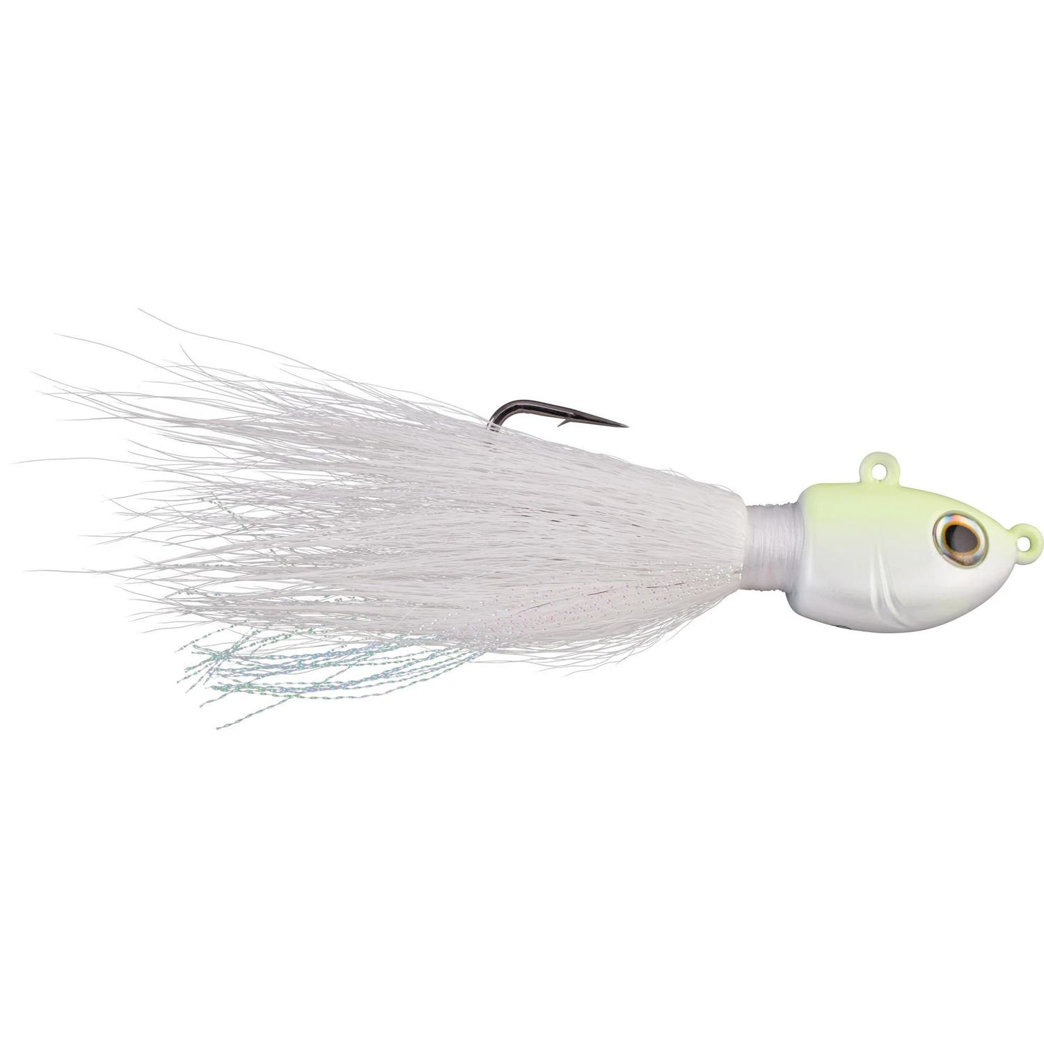 Berkley Fusion19 Bucktail Jig BKTL White Chartreuse 8oz