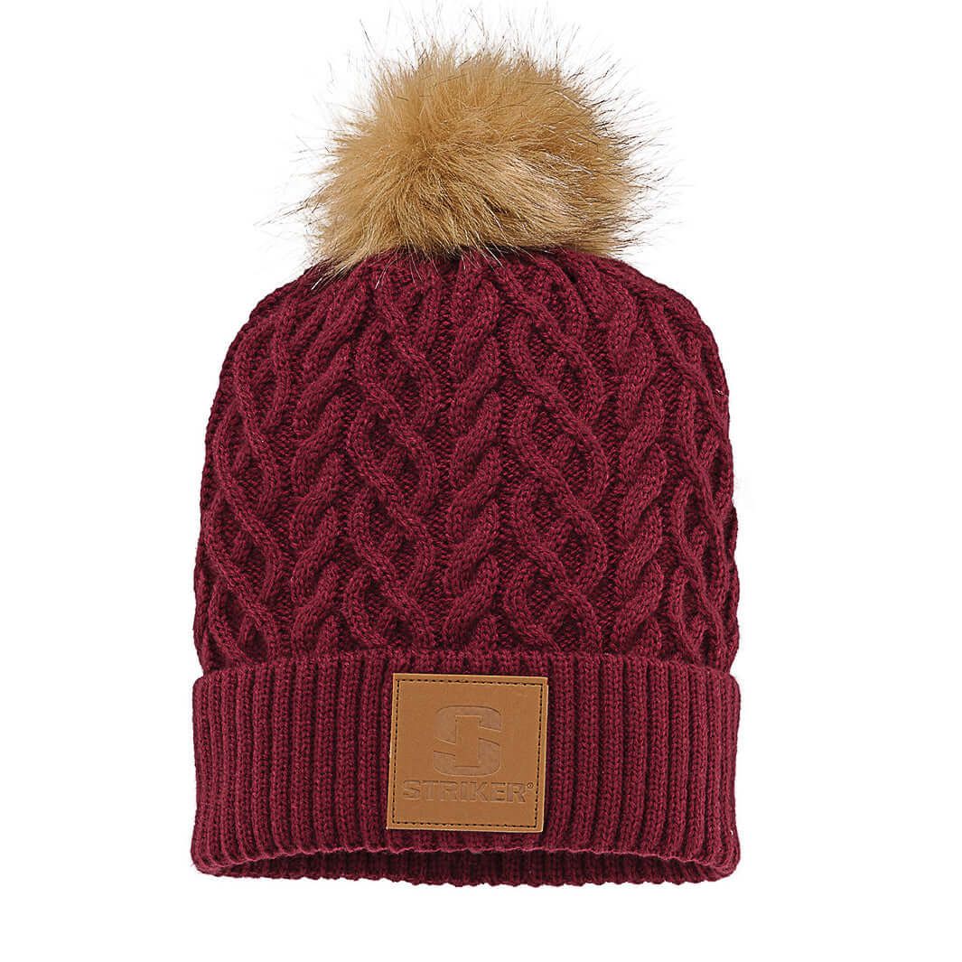 Striker Stella Women&#39;s Knit Hat Burgundy