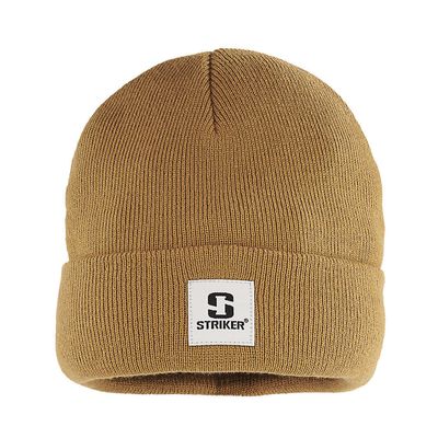 Striker Keystone Cuffed Knit Hat Brown