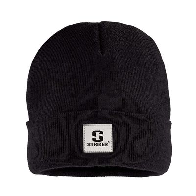 Striker Keystone Cuffed Knit Hat Black