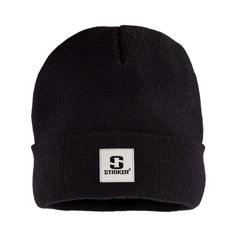 Striker Keystone Cuffed Knit Hat Black