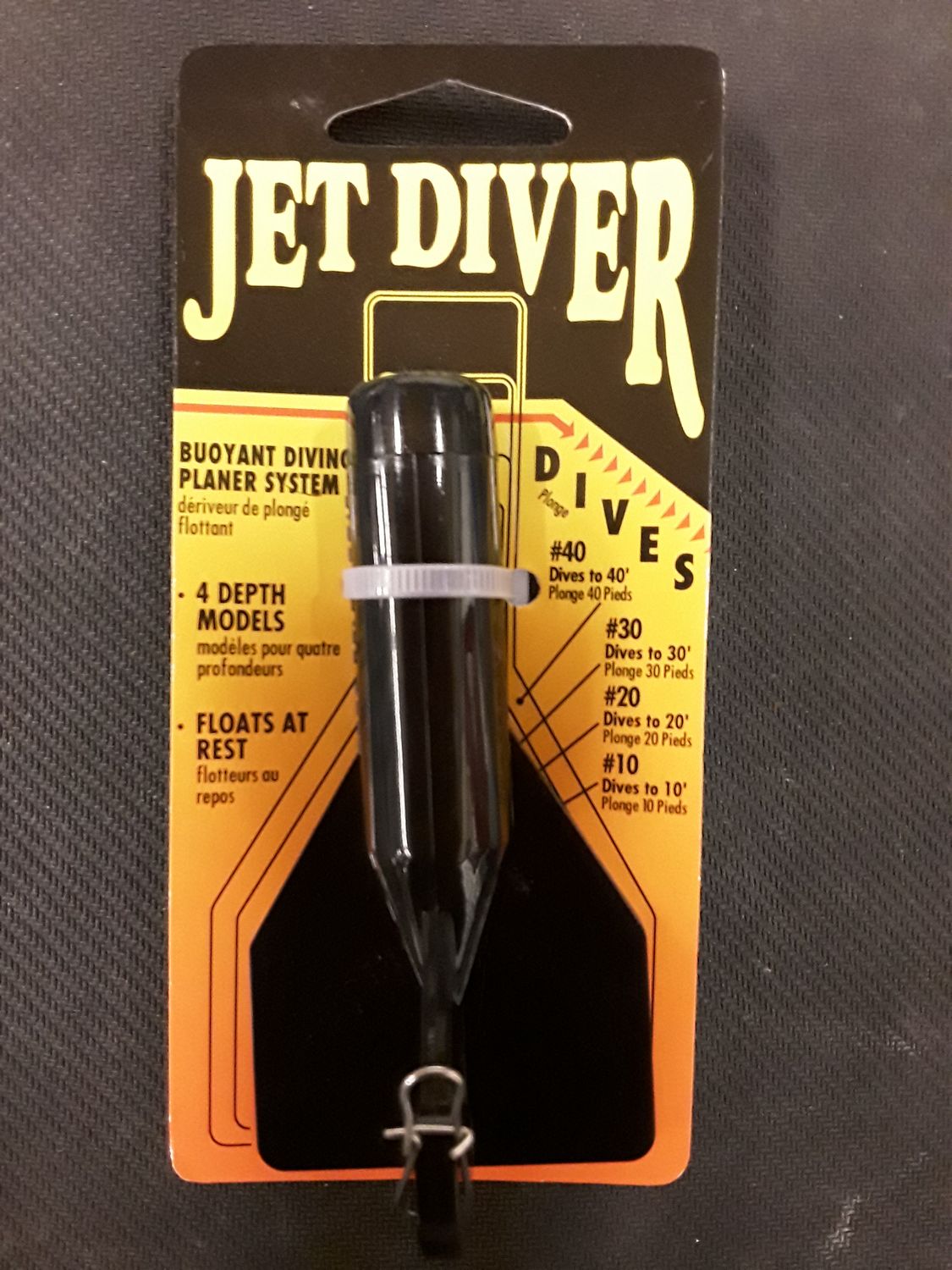 Luhr-Jensen Jet Diver 30&#39;, Color: Black