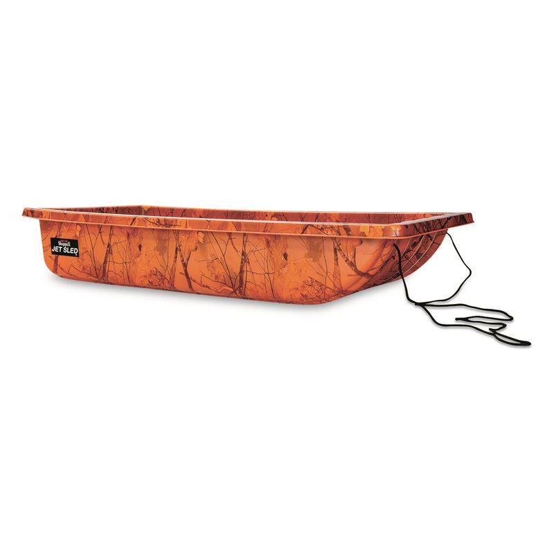 Shappell Jet Multi-Purpose Utility Sled  54" x 25" x 10" Blaze Orange Camo