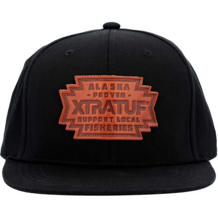 XtraTuf Unixex Adjustable Hat Flat Brim - Black