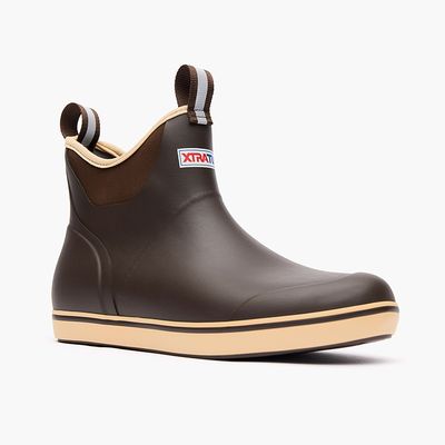 XtraTuf Men&#39;s 6&quot; Ankle Deck Boot Brown