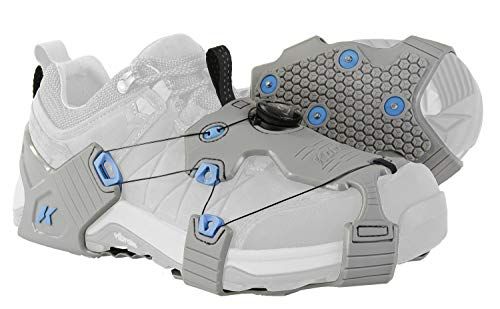 Korkers Ice Walker, Color: Grey/Aqua, Size: MD (OA9100GYAQ-MD)