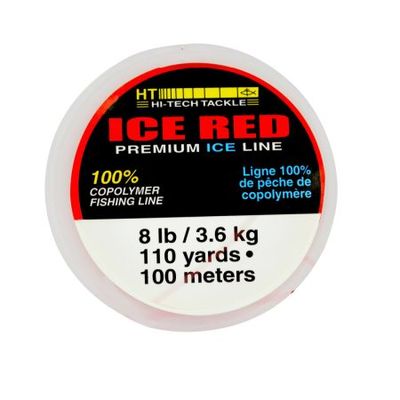 HT Tackle Ice Red Ice Line Mono 8lb x 110yd BRL-8
