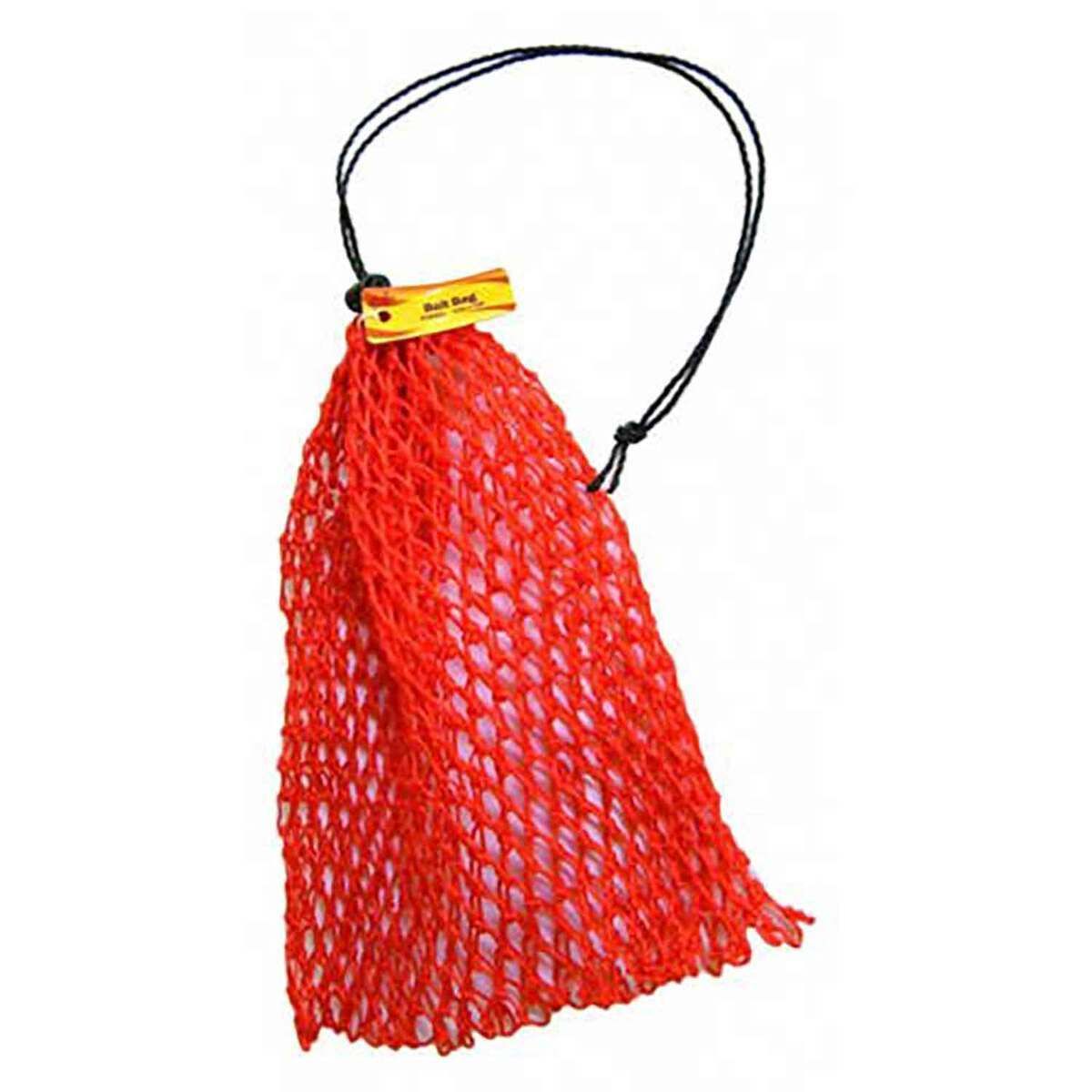 SMI Bait Bag Mesh w/ Drawstring 13&quot;x15&quot; Orange