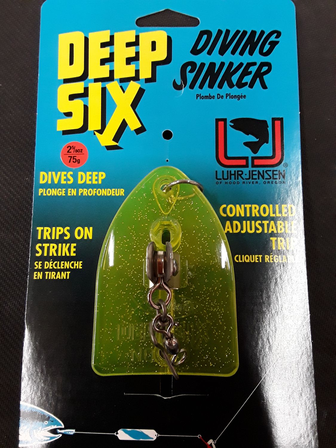 Luhr-Jensen Deep Six Sz 000, Color: Chart