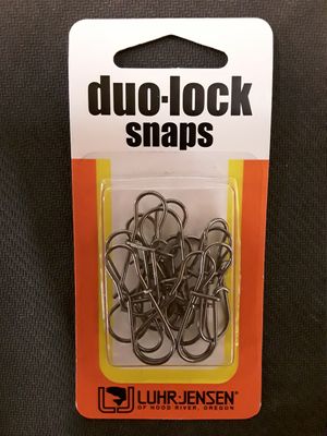 Luhr-Jensen Snap Duo Lock 12pk, Size: 100lb