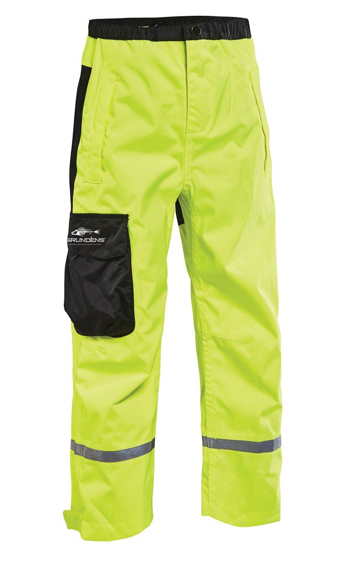Grundens Kids Weather Watch Pant Hi Vis, Size: 2