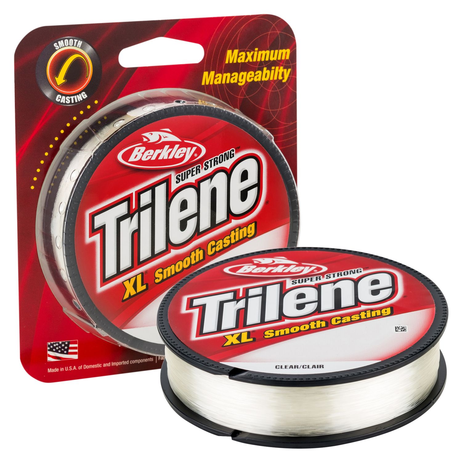 Berkley Trilene XL Filler Spool, Color: Clear, Size: 4lb