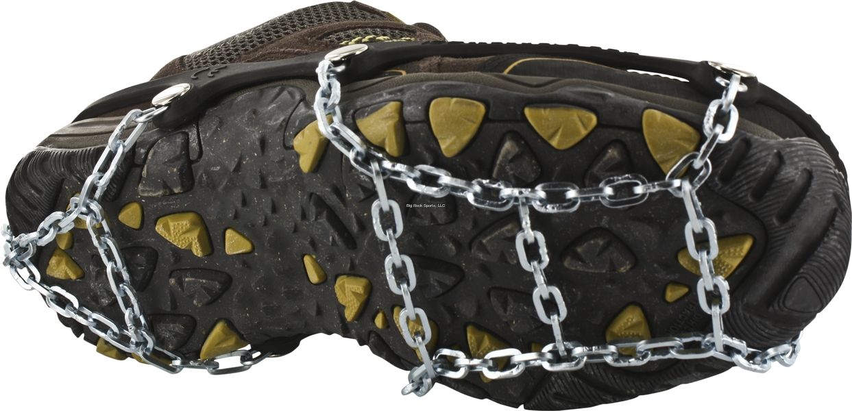 Yaktrax Chains Traction Device - Square Linked Chain  Unisex, Color: Black, Size: L (W 10.5+, M 9.5-12.5)