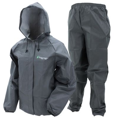 Frogg Toggs® Men&#39;s Ultra-Lite2 Rainsuit, Color: Carbon Black, Size: S