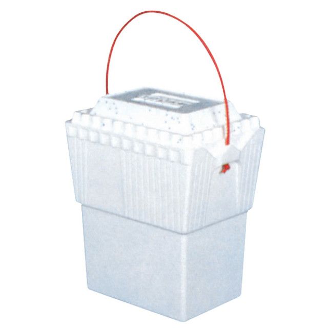Lifoam 3417 Ice Chest Double 6-Pack w/Poly Rope Handle