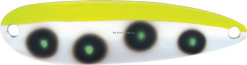 Luhr-Jensen 1/4 Krocodile Treble Hook, Fluorescent Chart/Green UV, One Size (1003-014-1601)