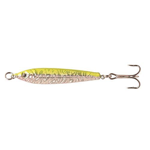 P-Line Laser Minnow, Green/Brown/Yellow/Silver, 4 oz