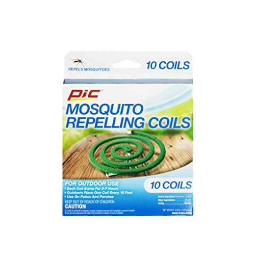 Pic Mosquito Repellent Coils (Box of 10 Coils), Package May Vary