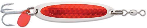 Luhr Jensen 1/2 Krocodile (Treble Hook) Chrome/Red Prism-Lite