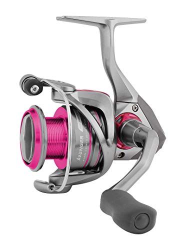 Okuma, Avenger New Generation LE Spinning Reel, 5.0:1 Gear Ratio, 25.80&quot; Retrieve Rate, 7 Bearings, 15 lb Max Drag, Ambidextrous,Silver